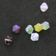 Perle ronde  Swarovski 5000 8 mm Yellow Opal Shimmer x1