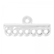 Embout 7 rangs 26.5x12 mm argenté x1|raw }}