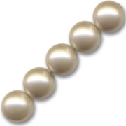 Perles nacrées Swarovski 5810 6 mm Platinium Pearl x10