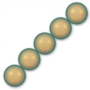 Perles nacrées Swarovski 5810 6 mm Iridescent Green Pearl x10