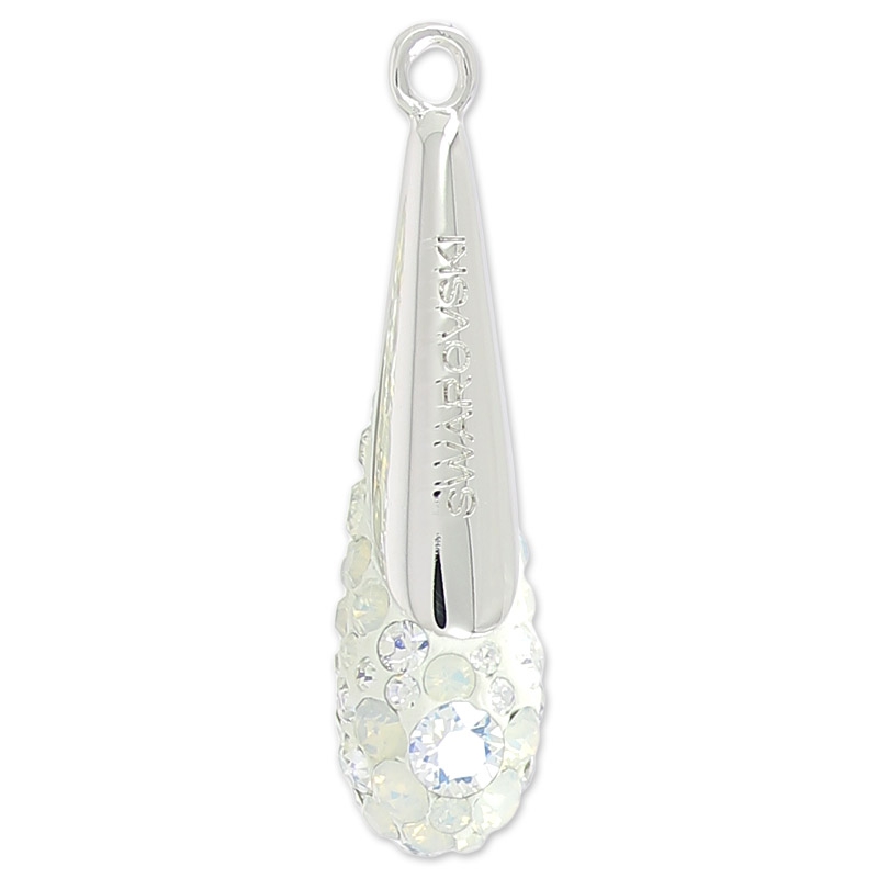 Pavé Pendant Swarovski 67452 20 mm Crystal Moonlight/White Opal x1