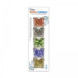 Medium Containers - Boites moyennes de rangement x5