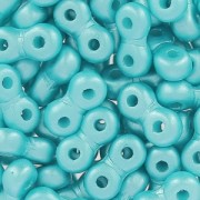 Infinity Beads 4x8 mm Pastel Aqua x10g|raw }}