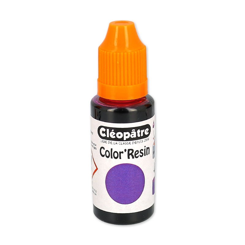 Colorant pour résine Color'Resin 15g Violet x1 Perles & Co