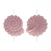 Coquillage en résine 11.5 mm Lilas x1|raw }}