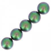 Perles nacrées Swarovski 5810 3 mm Scarabaeus Green Pearl x20|raw }}