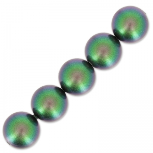 Perles nacrées Swarovski 5810 3 mm Scarabaeus Green Pearl x20