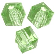 Cubes Swarovski 5601 4 mm - Reinvented Peridot x8|raw }}