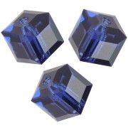 Cubes Swarovski 5601 8 mm - ReCreated Dark Sapphire x1