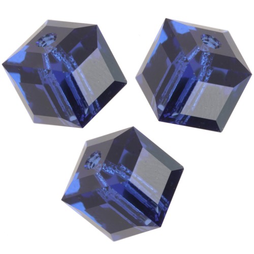 Cubes Swarovski 5601 8 mm - Reinvented Dark Sapphire x1
