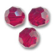 Perles rondes  Swarovski 5000 2 mm Siam x50|raw }}
