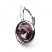 Serti pendentif  pour cabochons PureCrystal 1122 10 mm en Argent 925 x1