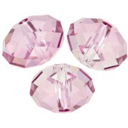 Perle ronde aplatie Swarovski 5040 8 mm - Dark Rose x1|raw }}