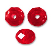 Perles rondes aplaties Swarovski 5040 4 mm Light Siam x20