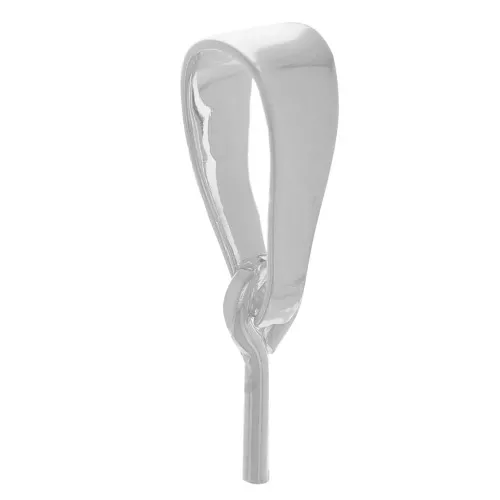 Bélière pour semi-percée 8 10 et 12 mm en Argent 925 x1