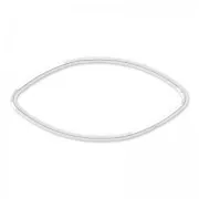 Intercalaire olive 27.5 mm en Argent 925 x1