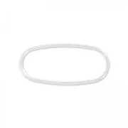 Intercalaire ovale 21.5 mm en Argent 925 x1