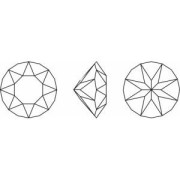 Cabochon Swarovski 1088 6 mm Graphite x1