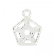 Breloque pentagone 11.7x9.5 mm en Argent 925 x1|raw }}