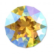 Cabochon Swarovski 1088 6 mm Light Topaz Shimmer x1