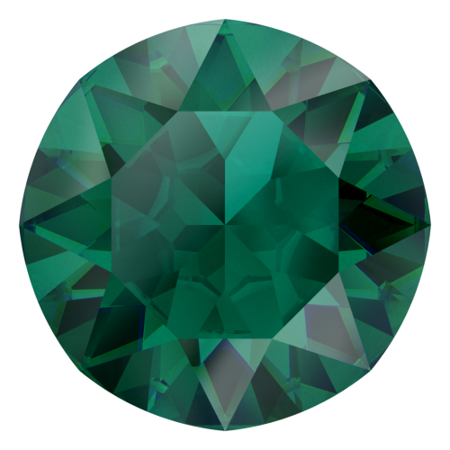 Cabochon Swarovski 1088 6 mm - Emerald Ignite x1