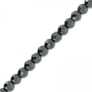 Perles Hematite Facettée 3 mm x25