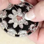 PureCrystal Crystal Mesh 40001 4 rangs 11 mm Crystal  x5cm