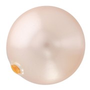 Nacrée semi-percée Swarovski 5818 8 mm Peach Pearl x1