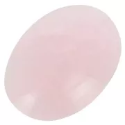 Cabochon ovale 25x18 mm Quartz Rose