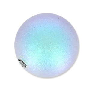 Nacrée Swarovski semi-percée 5818  6 mm Iridescent Light Blue Pearl
