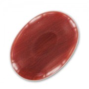 Cabochon ovale 25x18 mm Jaspe Rouge
