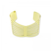 Bracelet manchette noeud 40 mm doré x1|raw }}