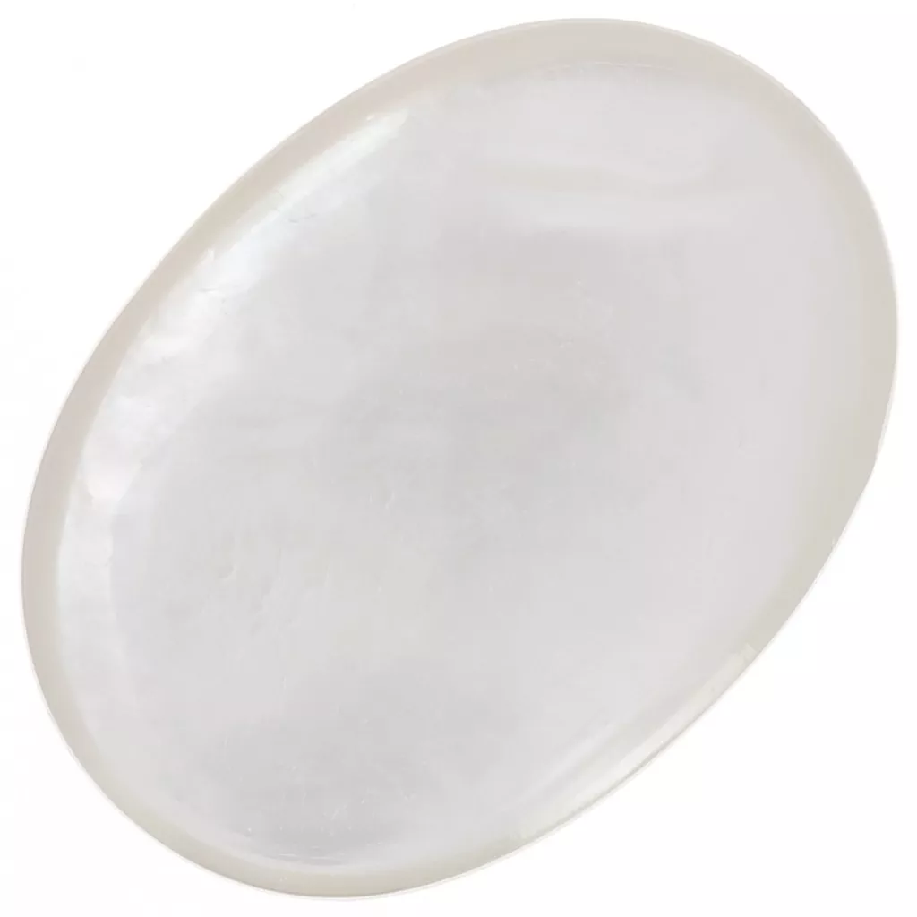 Monture De Bolo Cabochon Ovale – Vintage, Argent, 30mm X 22mm, Western