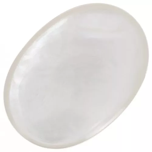Cabochon plat ovale 25x18 mm Nacre