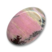 Cabochon ovale 25x18 mm Rhodonite|raw }}