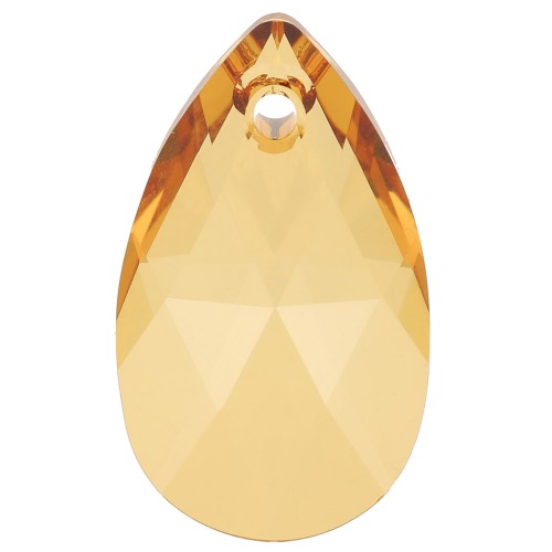 Larme Swarovski 6106 22 mm - Golden Topaz x1