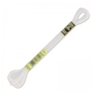 Fil à broder DMC Mouliné Effet Lumière White (5200) x8m|raw }}