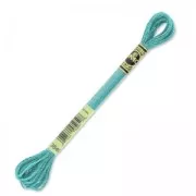 Fil à broder DMC Mouliné Effet Lumière Green Turquoise (3849) x8m