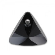 Pendentif Triangle Swarovski 6628 12 mm Jet x1|raw }}
