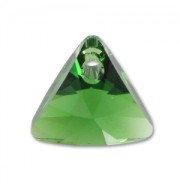 Pendentif Triangle Swarovski 6628 12 mm Dark Moss Green x1