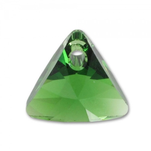 Pendentif Triangle Swarovski 6628 12 mm Dark Moss Green x1