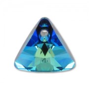 Pendentif Triangle Swarovski 6628 12 mm Crystal Bermuda Blue x1|raw }}