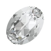 Cabochon Swarovski 4120 6x4 mm Crystal x1|raw }}