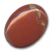 Cabochon ovale 40x30 mm Jaspe Rouge