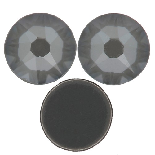 Strass à coller en cristal Swarovski 3 mm - Crystal Dark Grey Ignite x36