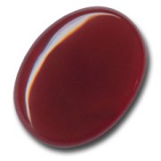 Cabochon ovale 40x30 mm Red Agate|raw }}