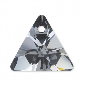 Pendentif Triangle Swarovski 6628 16 mm Crystal Silver Night