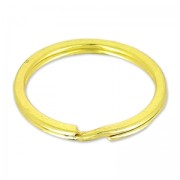 Porte clés anneau 25 mm à personnaliser - Doré x1|raw }}