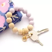 Porte clés anneau 25 mm à personnaliser - Doré x1