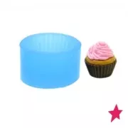 Mini moule silicone pour pâte polymère et pâte de métal 21 mm Base cupcake
